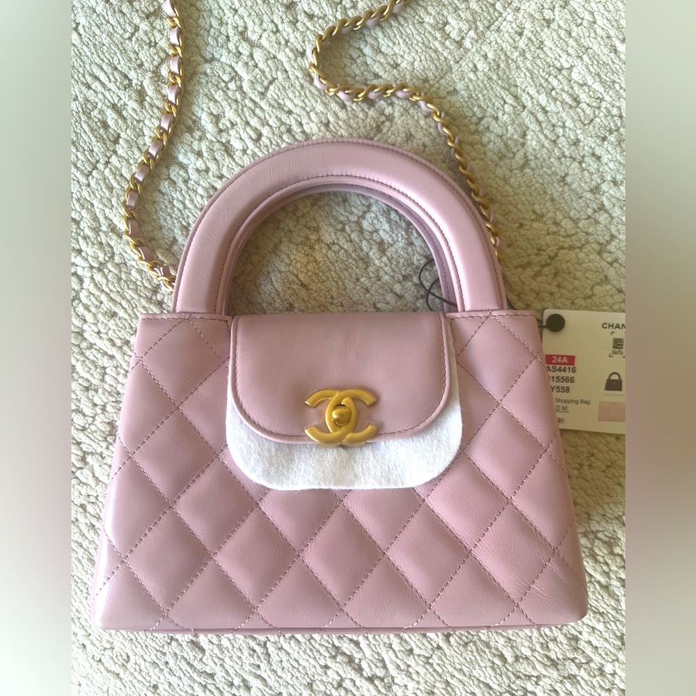 NWT Chanel Kelly Nano Pink 24a